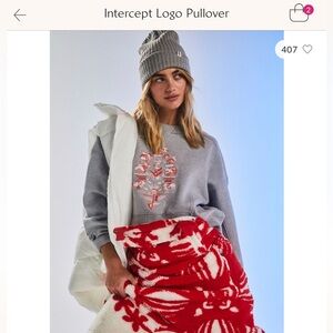 Free people intercept Pullover Sweatshirt